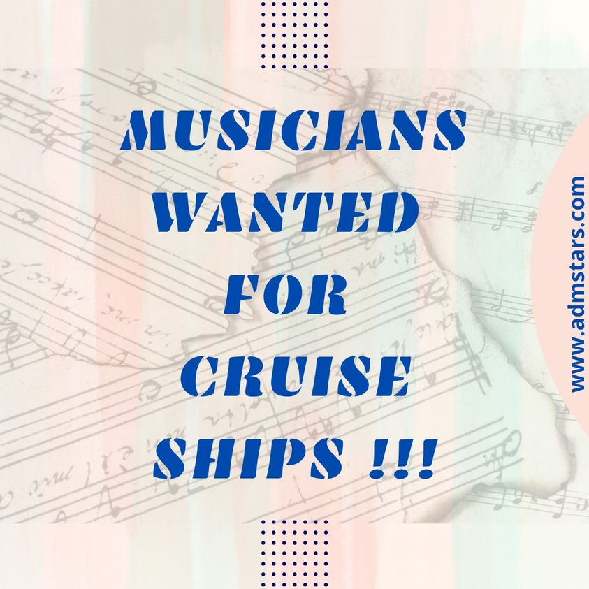 cruise line musician jobs